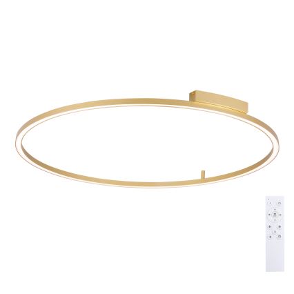 Brilagi - Plafonnier LED dimmable PORTOFINO LED/85W/230V 3000–6000K Ø 120 cm doré + télécommande