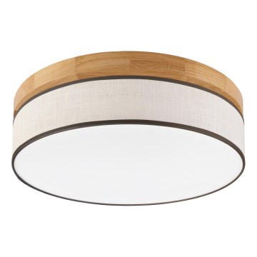 Brilagi - Luminaire LED au plafond BELLADONNA LED/36W/230V diamètre 40 cm crème/chêne