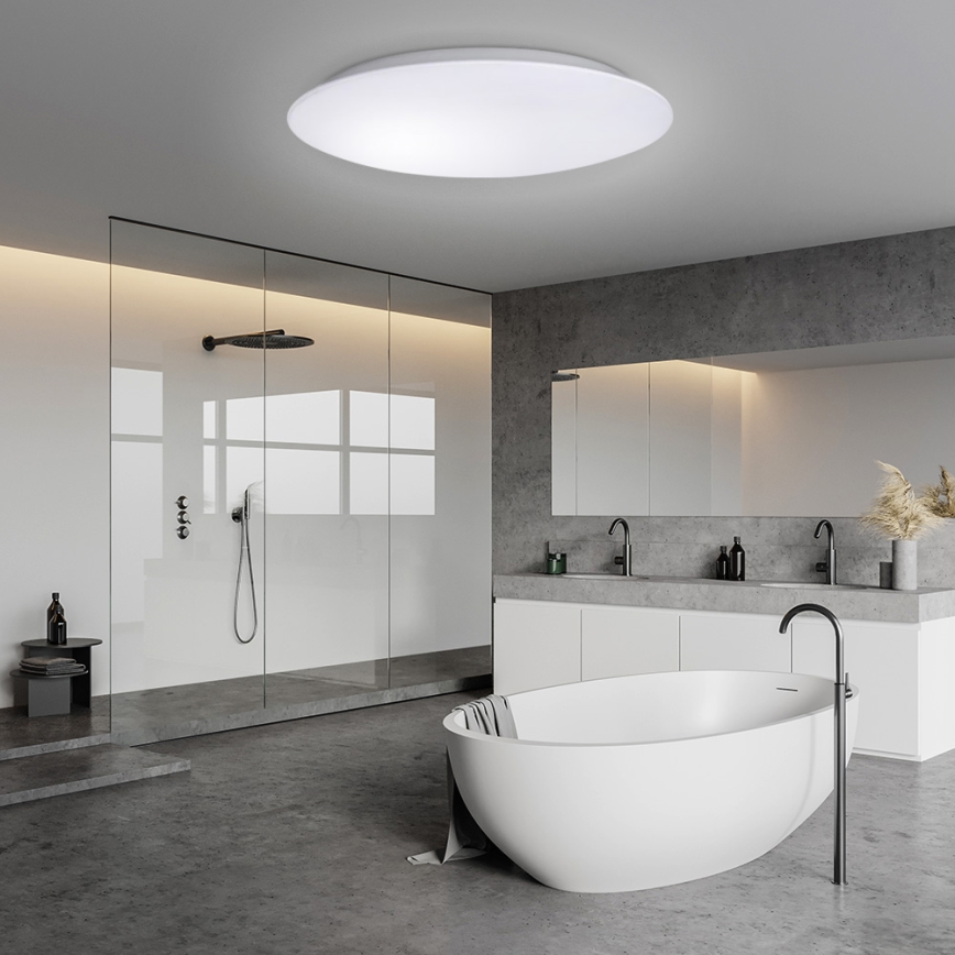 Brilagi - Plafonnier LED pour salle de bains avec détecteur de mouvement VESTAS LED/45W/230V Ø 48 cm 4000K IP54