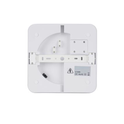 Brilagi - Luminaire LED d'extérieur avec détecteur BENE LED/24W/230V 26x26 cm blanc IP54