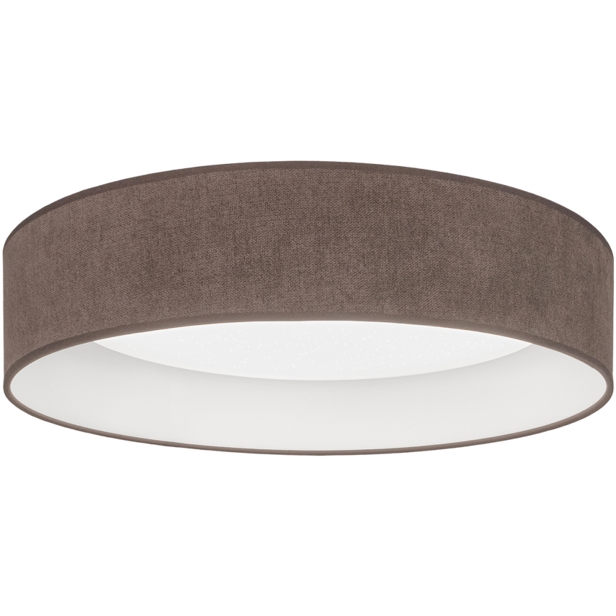 Brilagi - Plafonnier LED dimmable VELVET SMARTIX STARS LED/24W/230V 3000-6000K Ø 45 cm brun Wi-Fi Tuya Beacon + télécommande