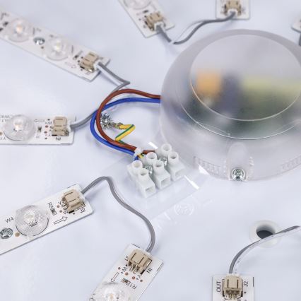 Brilagi - Plafonnier LED dimmable ALSON LED/72W/230V 3000-6500K chêne Ø 78 cm + télécommande