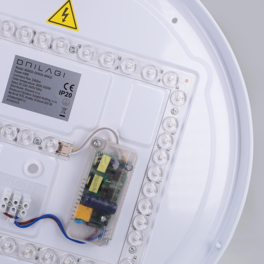 Brilagi - Plafonnier LED dimmable ALVA LED/48W/230V 3000-6500K Ø 51 cm blanc + télécommande