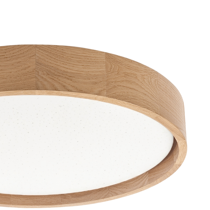 Brilagi - Plafonnier LED dimmable MANAROLA SMART STARS LED/24W/230V 3000-6000K Wi‑Fi Tuya Beacon Ø 41 cm chêne + télécommande