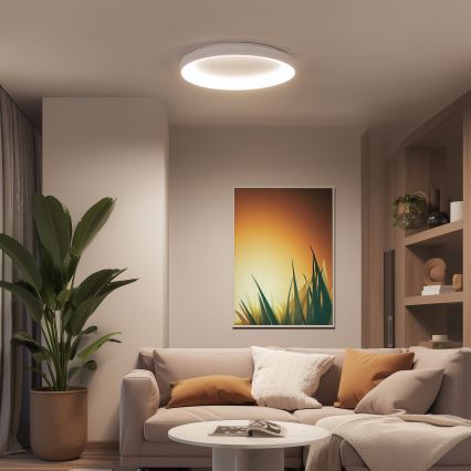 Brilagi - Plafonnier LED dimmable FALCON II LED/108 W/230 V 3000–6500 K Ø 80 cm blanc + télécommande