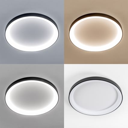 Brilagi - Plafonnier LED dimmable FALCON II LED/108W/230V 3000-6500K Ø 80 cm noir + télécommande