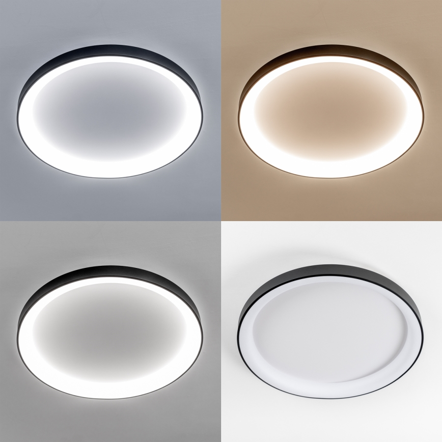 Brilagi - Plafonnier LED dimmable FALCON II LED/108W/230V 3000-6500K Ø 80 cm noir + télécommande