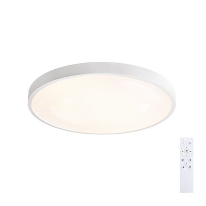 Brilagi - Plafonnier LED dimmable GLASS POOL DOUBLE LED/60W/230V 3000-6000K 50 cm blanc + télécommande