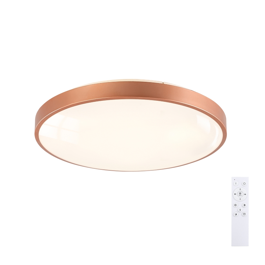 BRILAGI - LED plafonnier dimmable GLASS POOL DOUBLE LED/60W/230V Ø 50 cm cuivré + télécommande