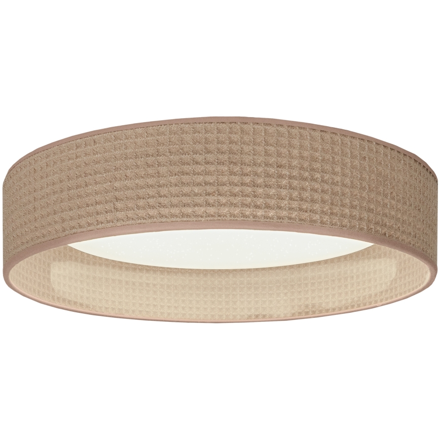 Brilagi - Plafonnier LED dimmable VELVET SMARTIX STARS LED/24W/230V 3000-6000K Ø 45 cm beige Wi-Fi Tuya Beacon + télécommande
