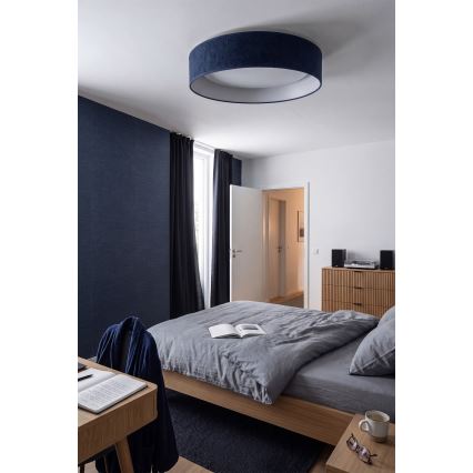 Brilagi - Plafonnier LED dimmable VELVET SMARTIX STARS LED/36W/230V 3000-6000K Ø 55 cm bleu Wi-Fi Tuya Beacon + télécommande