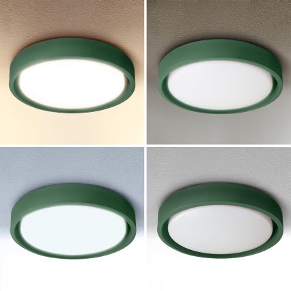 Brilagi - Plafonnier LED dimmable MATTEO LED/48W/230V 3000-6500K Ø 41 cm vert + télécommande