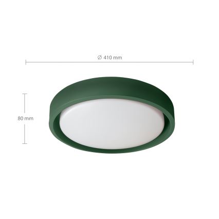 Brilagi - Plafonnier LED dimmable MATTEO LED/48W/230V 3000-6500K Ø 41 cm vert + télécommande