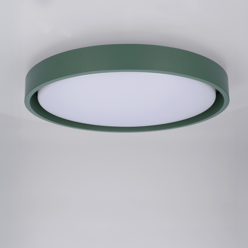 Brilagi - Plafonnier LED dimmable MATTEO LED/48W/230V 3000-6500K Ø 41 cm vert + télécommande