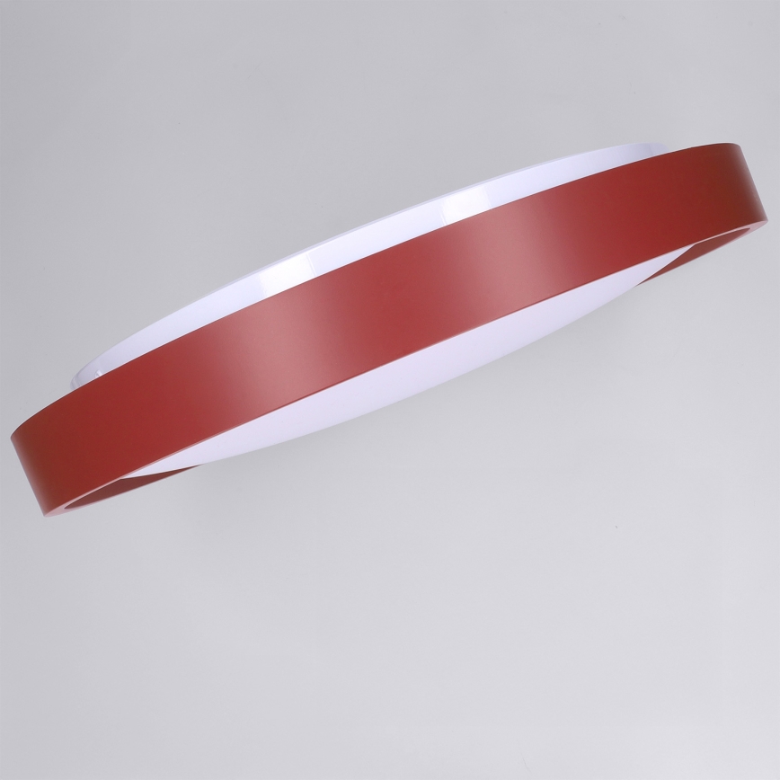 Brilagi - Plafonnier LED dimmable MATTEO LED/48W/230V 3000-6500K Ø 41 cm rouge + télécommande