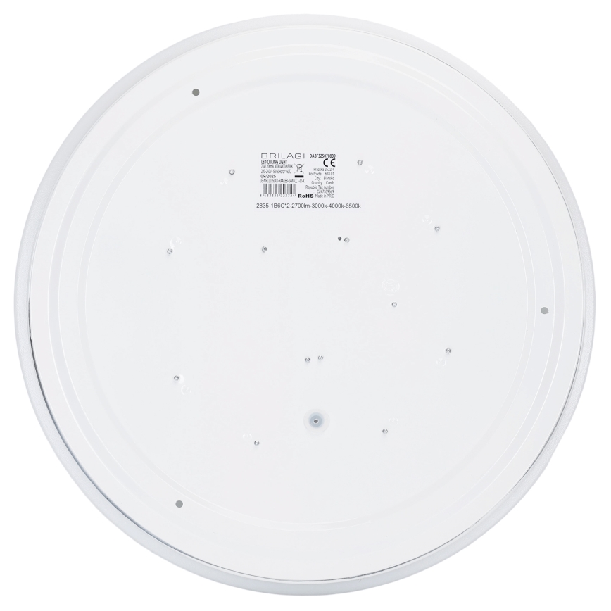 Brilagi - Plafonnier LED dimmable MILKY WAY LED/24W/230V 3000–6500K Ø 38 cm + télécommande