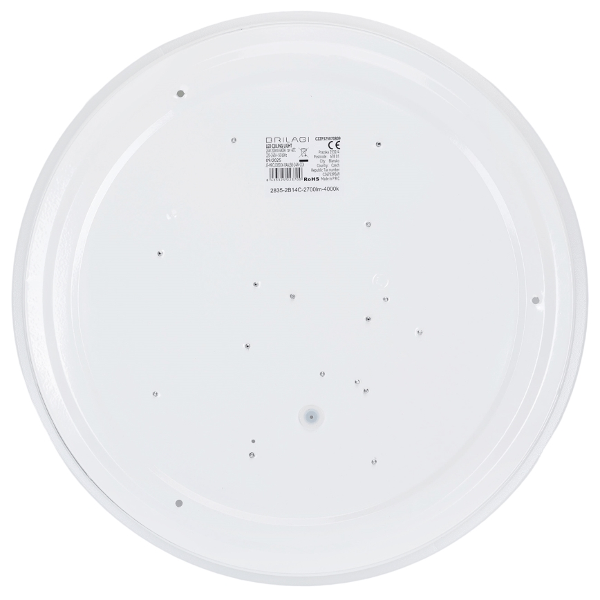 Brilagi - Plafonnier LED dimmable MILKY WAY LED/24W/230V 3000–6500K Ø 38 cm + télécommande