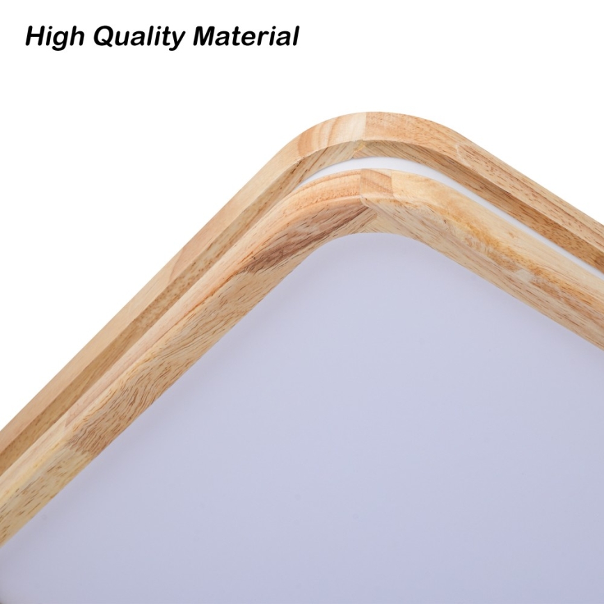 Brilagi - Plafonnier LED dimmable MOLINA SQUARE LED/80W/230V 3000-6000K chêne 60x60 cm + télécommande
