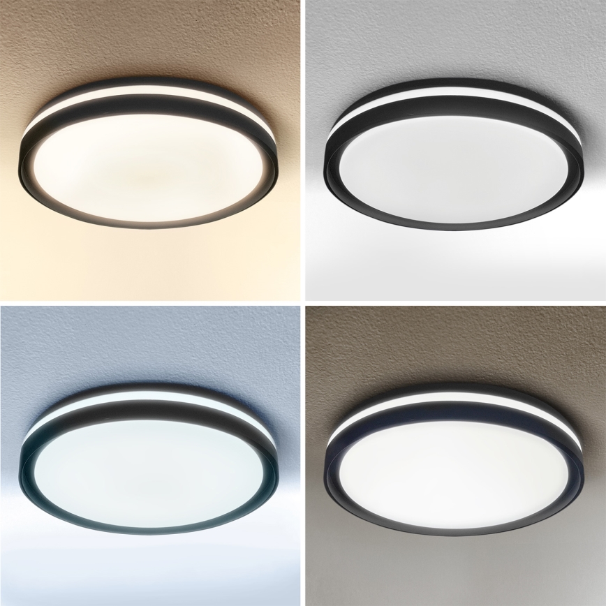 Brilagi - Plafonnier LED dimmable NAOMI LED/48W/230V 3000-6500K Ø 39 cm noir + télécommande