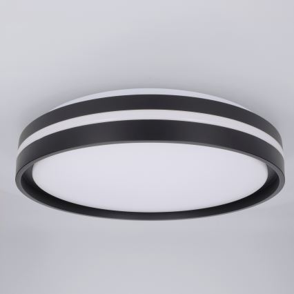 Brilagi - Plafonnier LED dimmable NAOMI LED/48W/230V 3000-6500K Ø 39 cm noir + télécommande