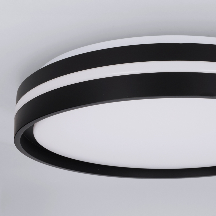 Brilagi - Plafonnier LED dimmable NAOMI LED/48W/230V 3000-6500K Ø 39 cm noir + télécommande