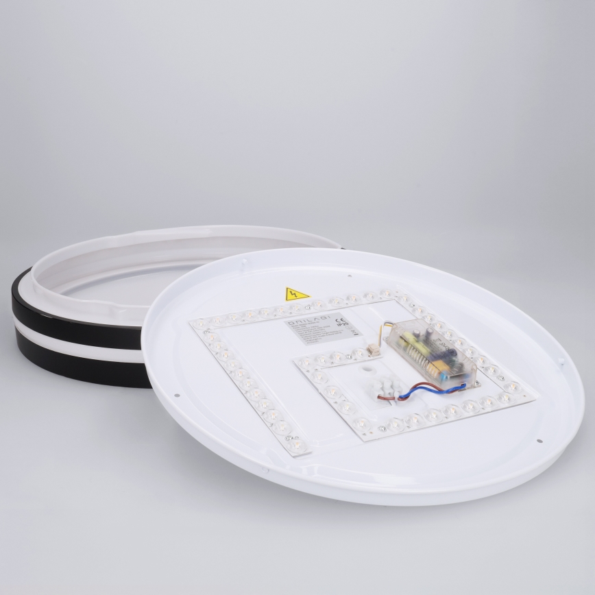 Brilagi - Plafonnier LED dimmable NAOMI LED/48W/230V 3000-6500K Ø 39 cm noir + télécommande