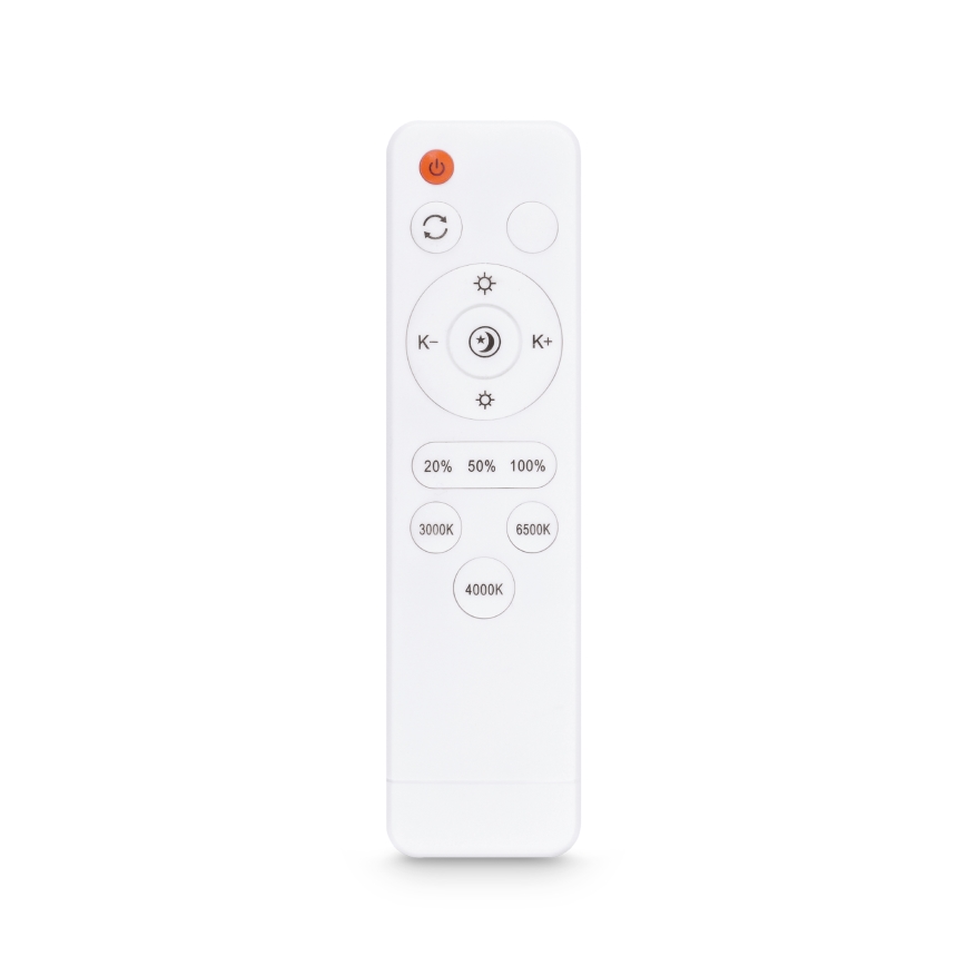 Brilagi - LED Plafonnier dimmable PILANA LED/48W/230V 3000-6500K chêne/blanc 56x56 cm + télécommande