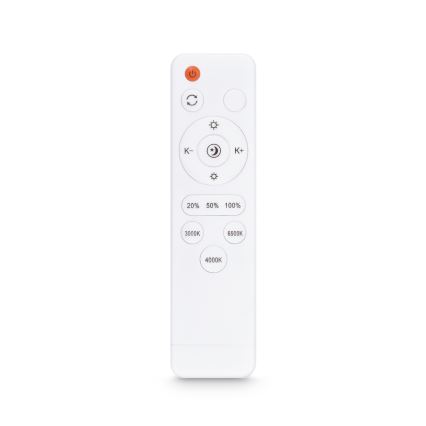 Brilagi - Plafonnier LED dimmable PILANA LED/60W/230V 3000-6500K chêne/blanc 56x56 cm + télécommande