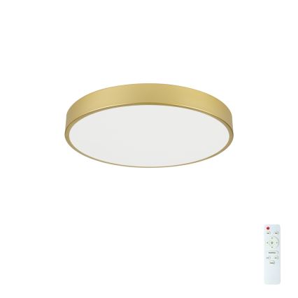 Brilagi - Plafonnier LED dimmable POOL LED/60W/230V 3000-6000K Ø 60 cm doré + télécommande