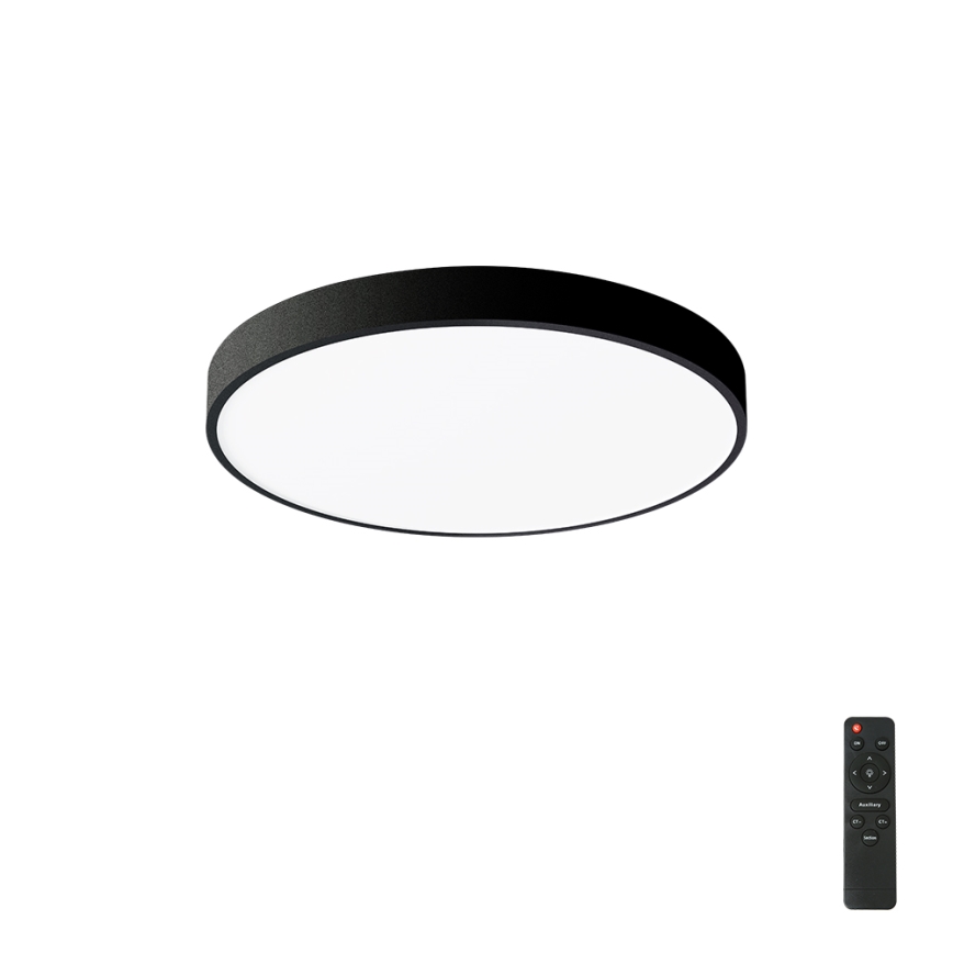 Brilagi - Luminaire LED dimmable POOL LED/60W/230V 3000-6000K ø 60 cm noir + contrôle à distance