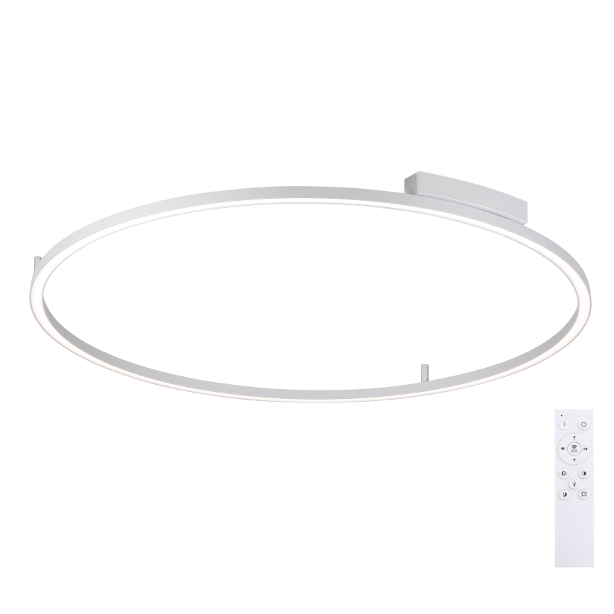 Brilagi - Plafonnier LED dimmable PORTOFINO LED/85W/230V 3000-6000K Ø 120 cm argenté + télécommande