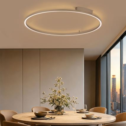 Brilagi - Plafonnier LED dimmable PORTOFINO LED/85W/230V 3000–6000 K Ø 120 cm beige + télécommande