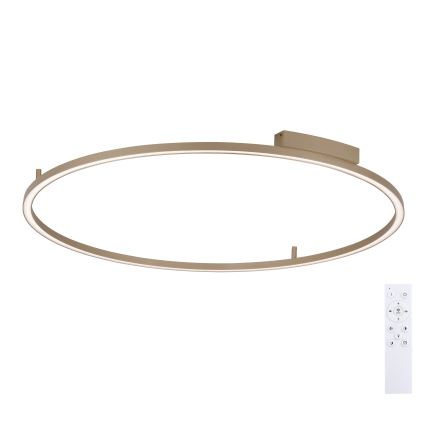 Brilagi - Plafonnier LED dimmable PORTOFINO LED/85W/230V 3000–6000 K Ø 120 cm beige + télécommande