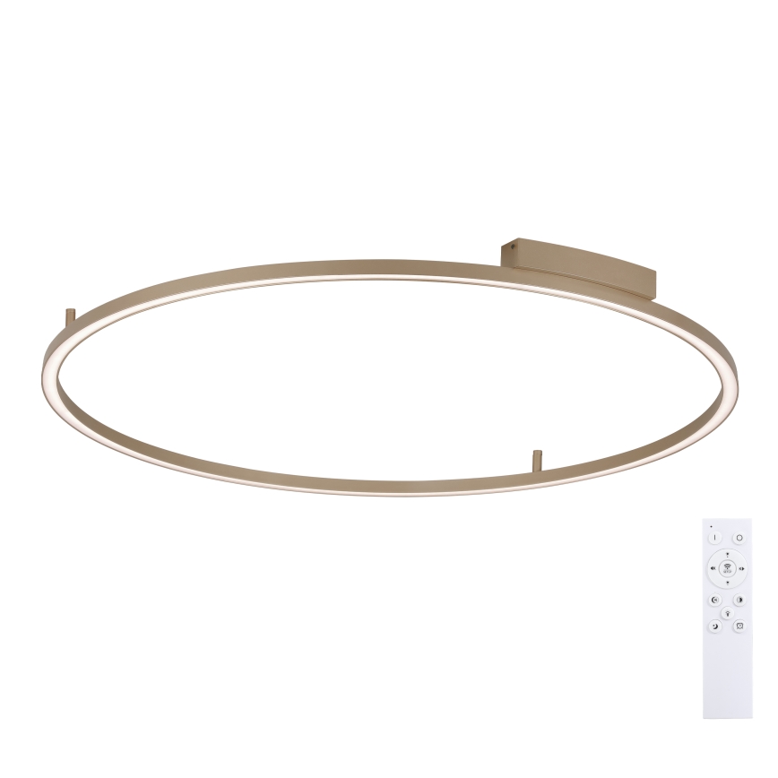 Brilagi - Plafonnier LED dimmable PORTOFINO LED/85W/230V 3000–6000 K Ø 120 cm beige + télécommande