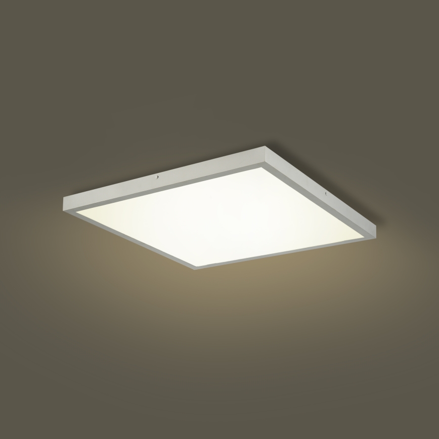 Brilagi - Plafonnier LED dimmable pour salle de bains FRAME SMART LED/50W/230V 60x60 cm 3000-6000K IP44 argent + télécommande
