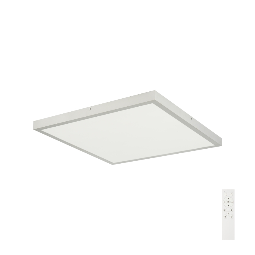 Brilagi - Plafonnier LED dimmable pour salle de bains FRAME SMART LED/50W/230V 60x60 cm 3000-6000K IP44 argent + télécommande