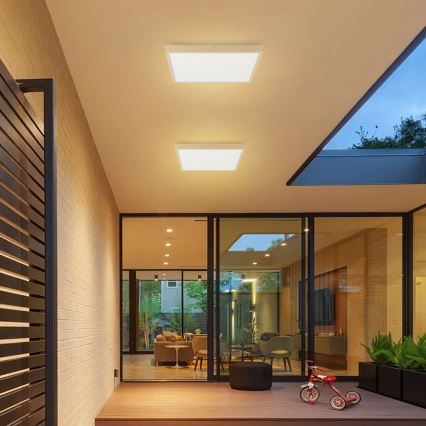 Brilagi - Plafonnier LED dimmable pour salle de bains FRAME SMART LED/50W/230V 60x60 cm 3000-6000K IP44 beige + télécommande