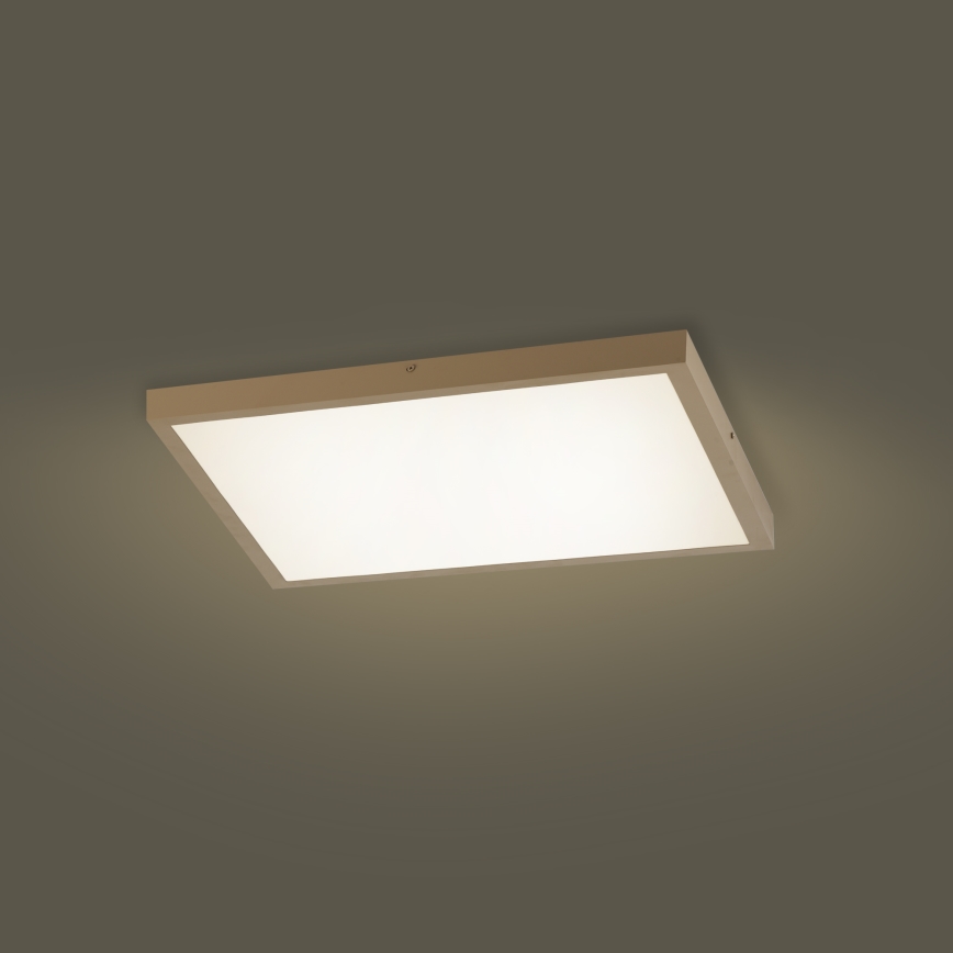 Brilagi - Plafonnier LED dimmable pour salle de bains FRAME SMART LED/50W/230V 60x60 cm 3000-6000K IP44 beige + télécommande
