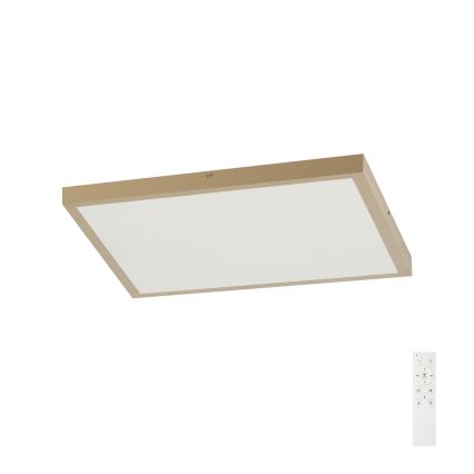 Brilagi - Plafonnier LED dimmable pour salle de bains FRAME SMART LED/50W/230V 60x60 cm 3000-6000K IP44 beige + télécommande