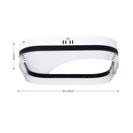 Brilagi - Plafonnier LED dimmable SIRELI LED/56W/230V 3000-6000K 40x40 cm + télécommande