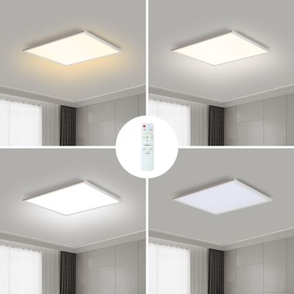 Brilagi - Plafonnier LED dimmable SLIMFRAME LED/36W/230V 45x45 cm 3000-6000K blanc + télécommande