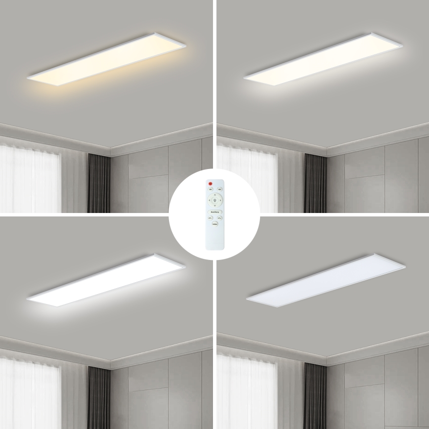 Brilagi - Plafonnier LED dimmable SLIMFRAME LED/58W/230V 120x30 cm 3000-6000K blanc + télécommande