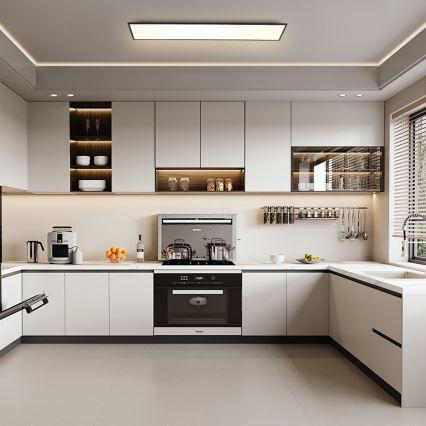 Brilagi - Plafonnier LED dimmable SLIMFRAME LED/58W/230V 120x30 cm 3000-6000K noir + télécommande