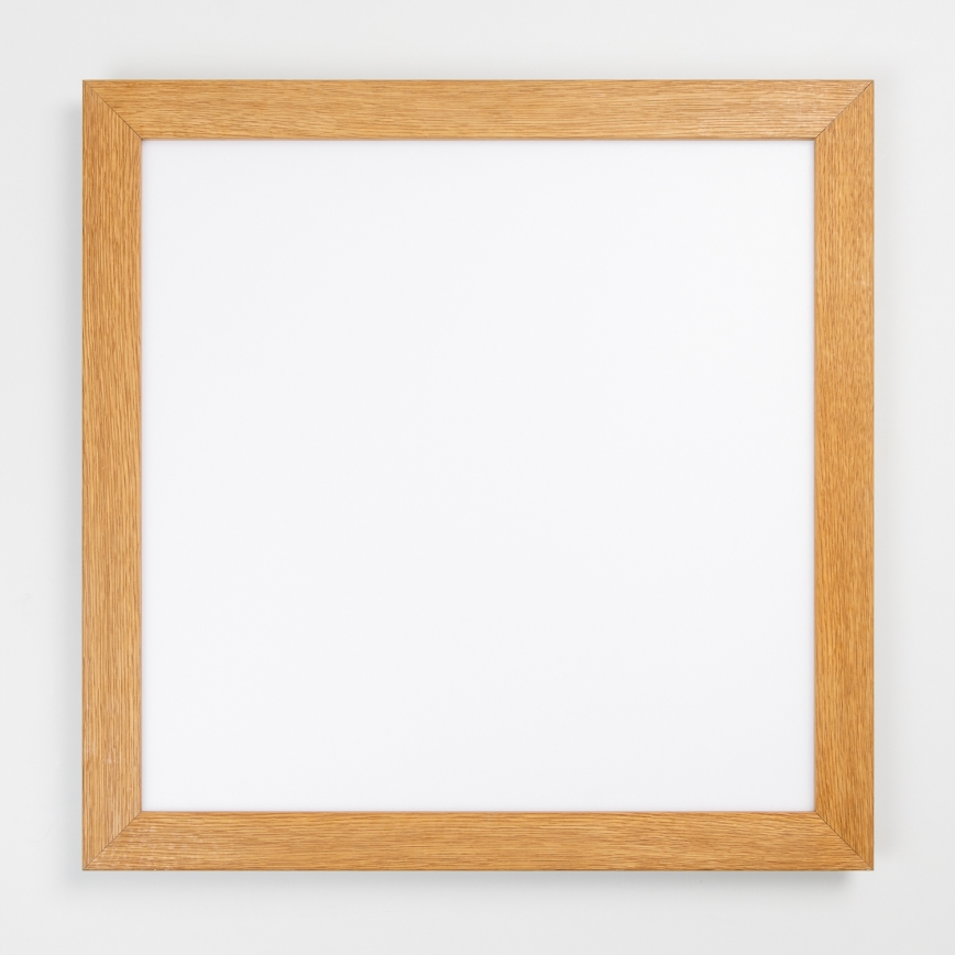Brilagi - Plafonnier LED dimmable SLIMFRAME WOOD LED/58W/230V 64x64 cm 3000-6000K marron + télécommande