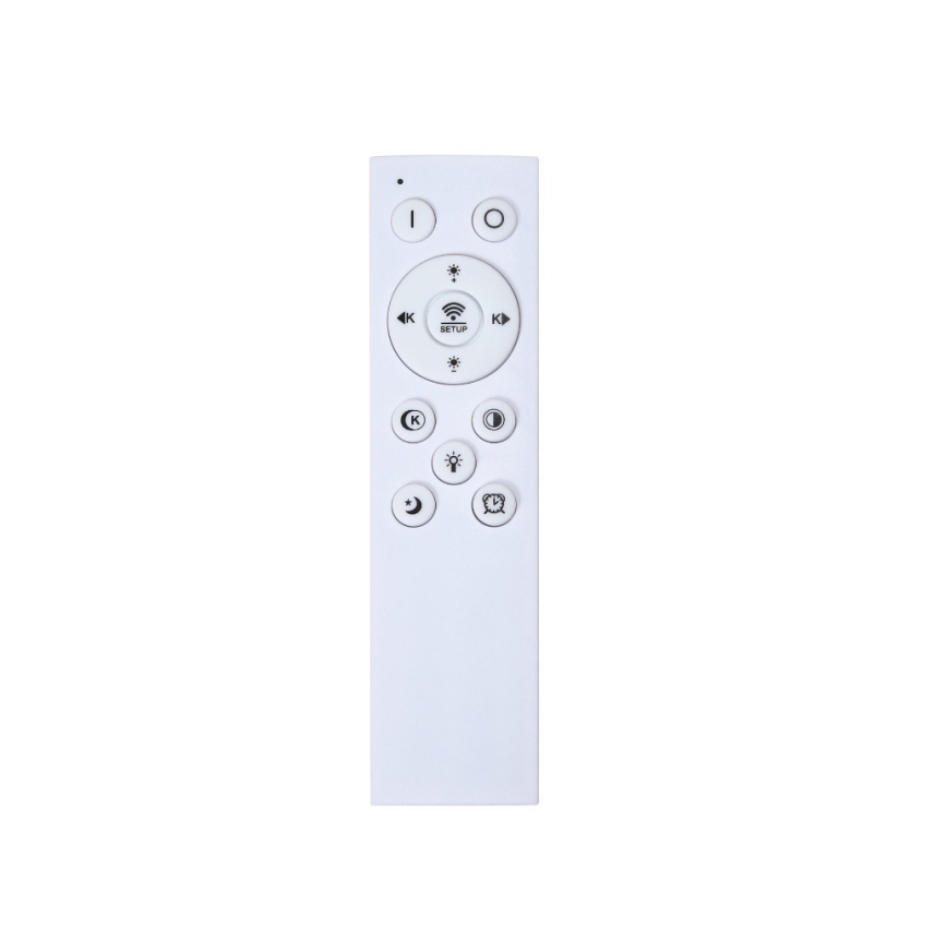 Brilagi - Plafonnier LED dimmable SLIMFRAME WOOD LED/58W/230V 64x64 cm 3000-6000K brun foncé + télécommande