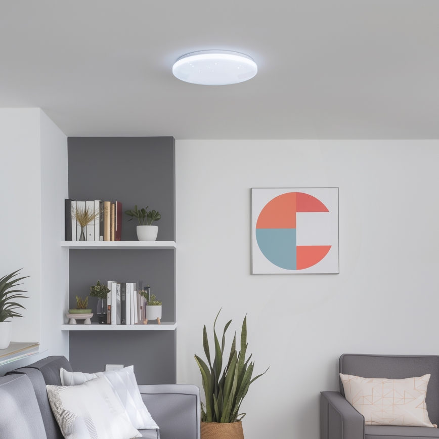 Brilagi - Luminaire LED dimmable SMART STARS LED/24W/230V Ø 38 cm 2700-6500K Wi-Fi Tuya + télécommande