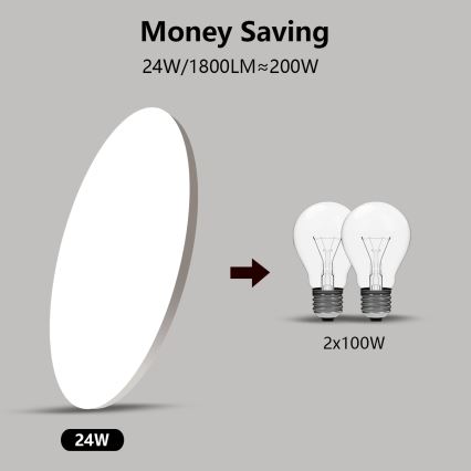 Brilagi - Luminaire LED dimmable SMART STARS LED/24W/230V Ø 38 cm 2700-6500K Wi-Fi Tuya + télécommande
