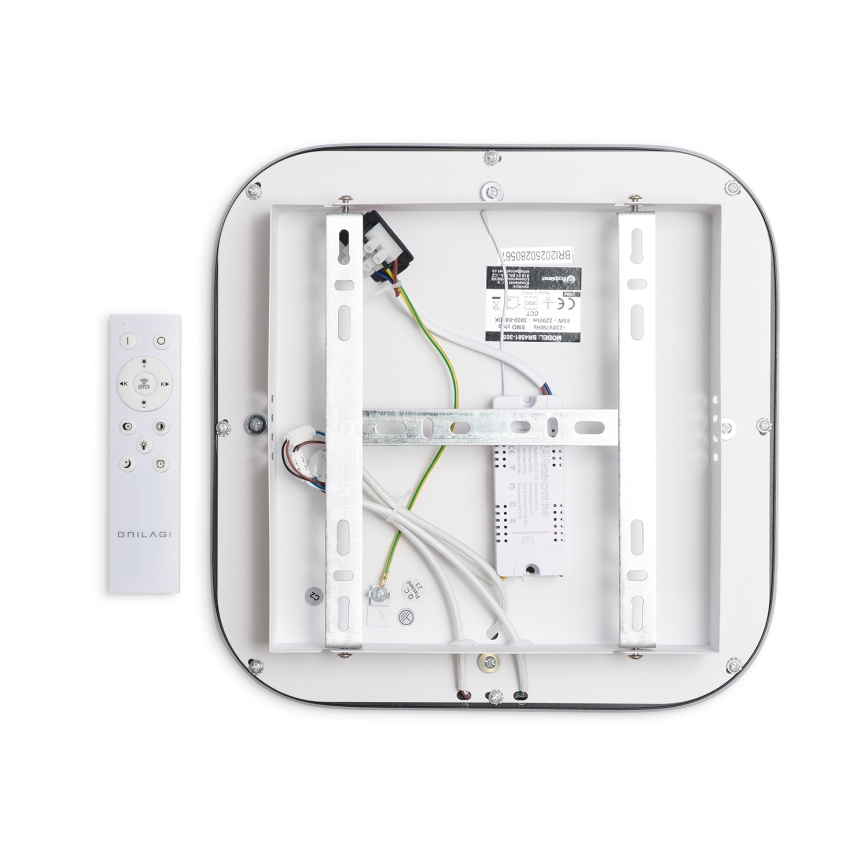 Brilagi - Plafonnier LED dimmable TRIVARO LED/65W/230V 3000–6000 K 30×30 cm + télécommande