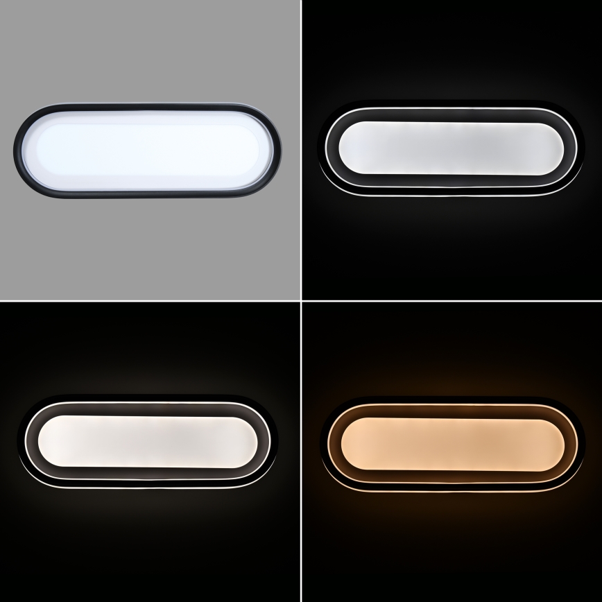 Brilagi - Plafonnier LED dimmable TRIVARO LED/85W/230V 3000-6000K 20x60 cm + télécommande