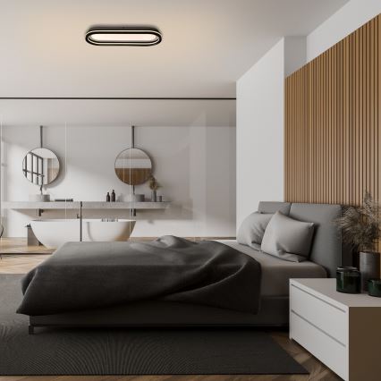 Brilagi - Plafonnier LED dimmable TRIVARO LED/85W/230V 3000-6000K 20x60 cm + télécommande